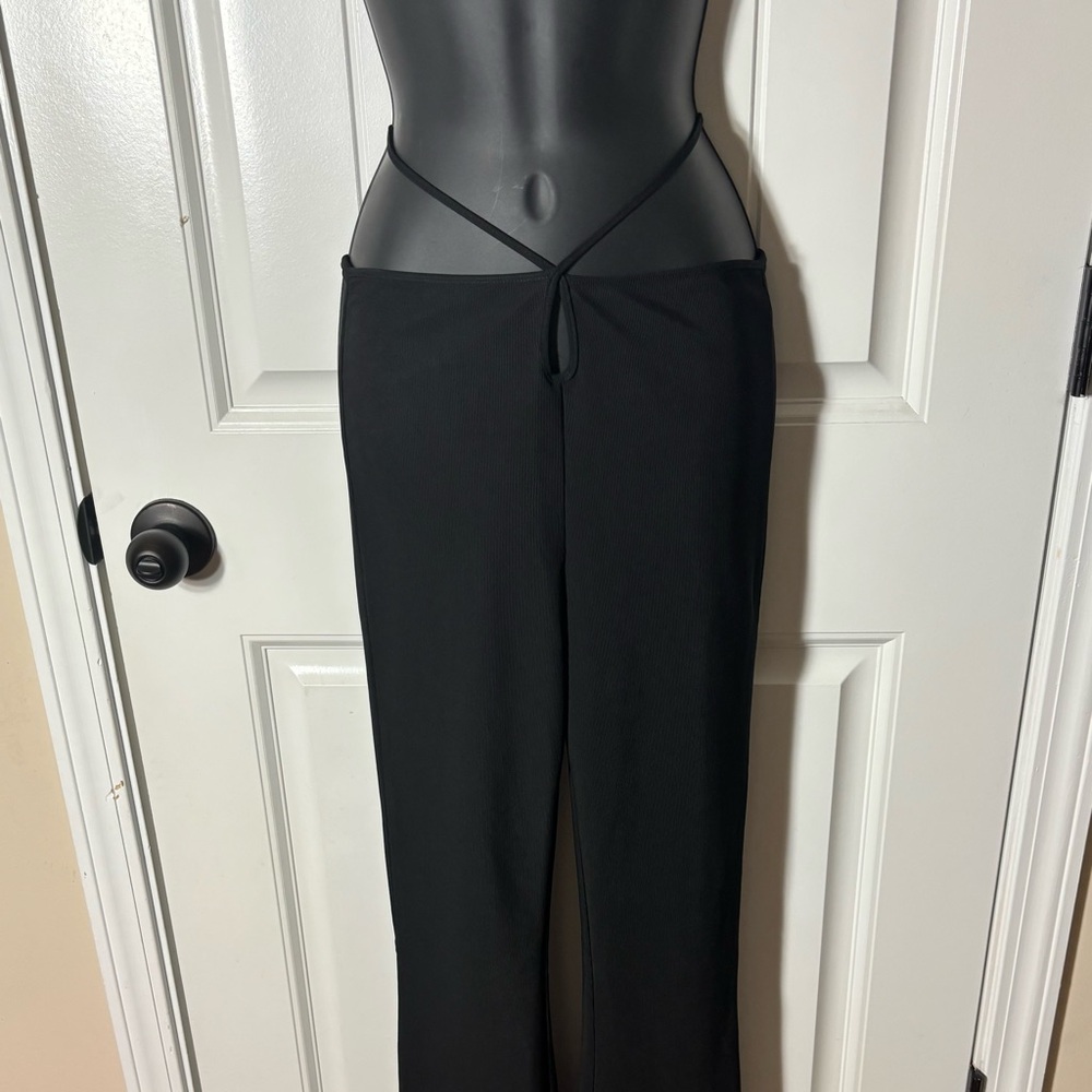 Elegant Black Women's Straight Leg Pants